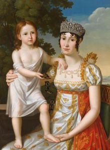 Pietro Nocchi-Elisa Baciocchi e la figlia Elisa Napoleona